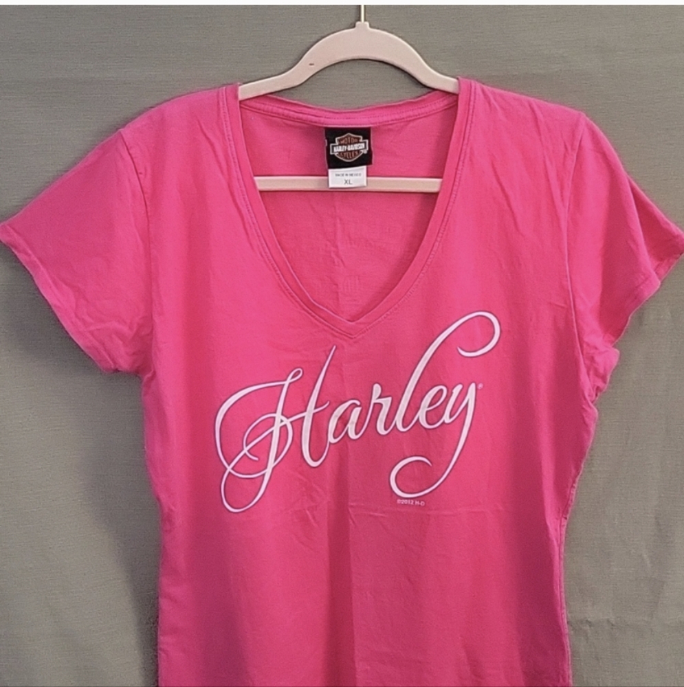 💲SALE💲Harley Davidson Hot Pink Shirt